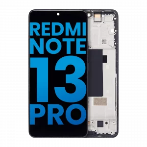 LCD Assembly With Frame For Xiaomi Redmi Note 13 Pro 5G (Aftermarket: Incell) (Midnight Black)