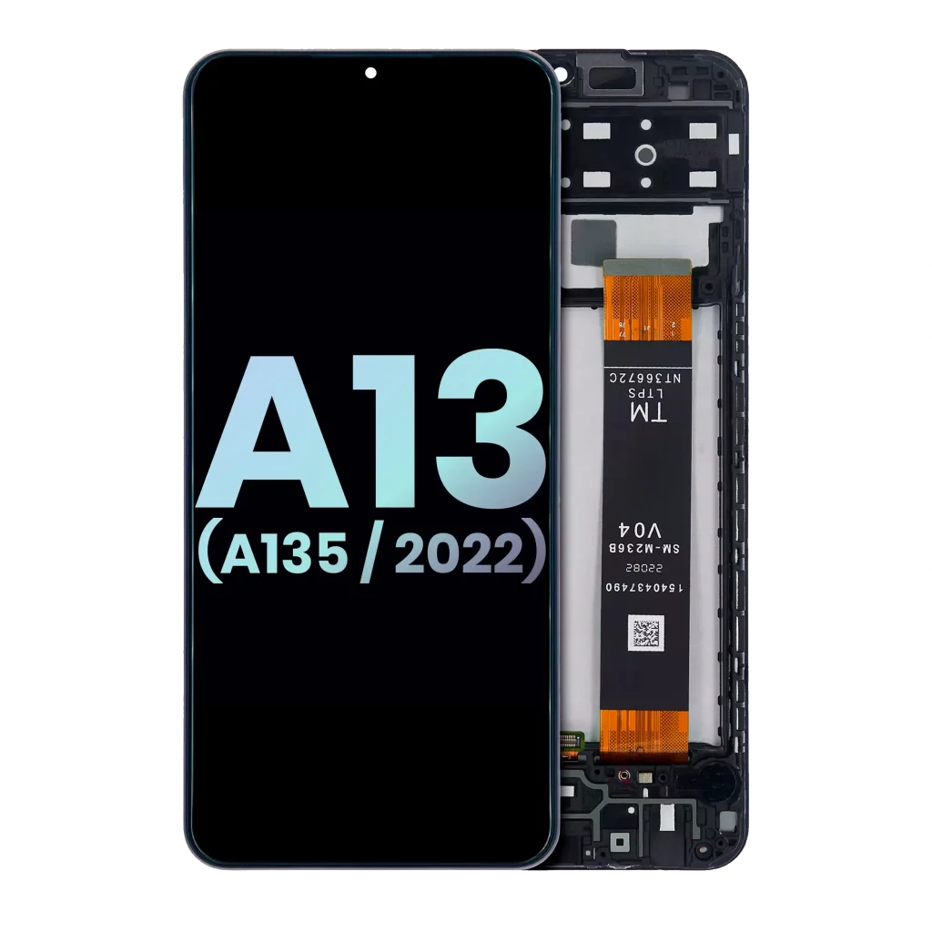 LCD Assembly With Frame For Samsung Galaxy A13 4G (A135 / 2022) (Service Pack) (All Colors)