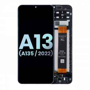 LCD Assembly With Frame For Samsung Galaxy A13 4G (A135 / 2022) (Service Pack) (All Colors)