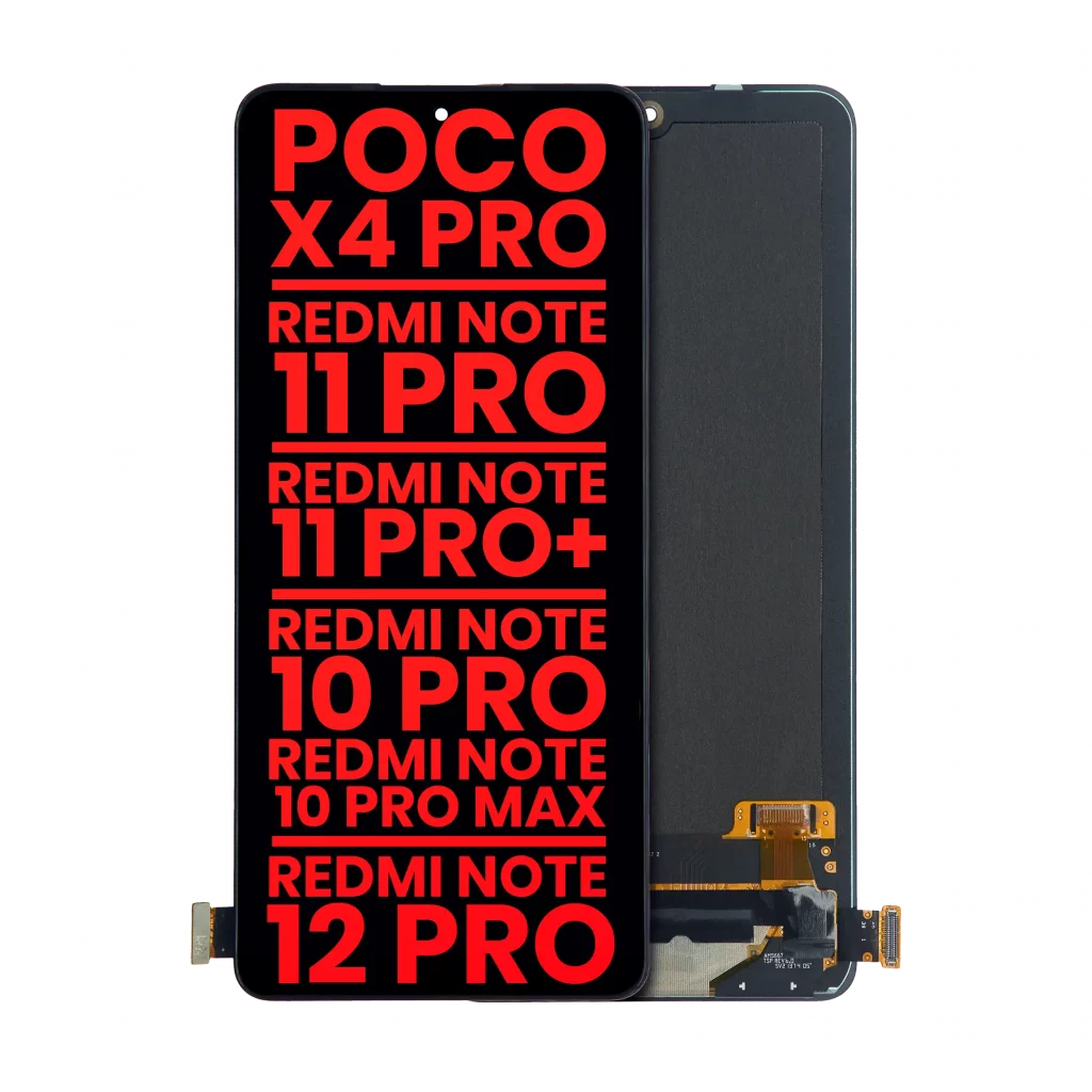 OLED Assembly Without Frame For Xiaomi Poco X4 Pro 5G / Redmi Note 11 Pro 4G / Note 11 Pro 5G / Note 11 Pro+ 5G / Redmi Note 10 Pro / Redmi Note 10 Pro Max / Redmi Note 11E Pro / Redmi Note 12 Pro 4G (Aftermarket Plus) (All Colors)