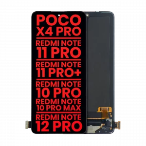 OLED Assembly Without Frame For Xiaomi Poco X4 Pro 5G / Redmi Note 11 Pro 4G / Note 11 Pro 5G / Note 11 Pro+ 5G / Redmi Note 10 Pro / Redmi Note 10 Pro Max / Redmi Note 11E Pro / Redmi Note 12 Pro 4G (Aftermarket Plus) (All Colors)