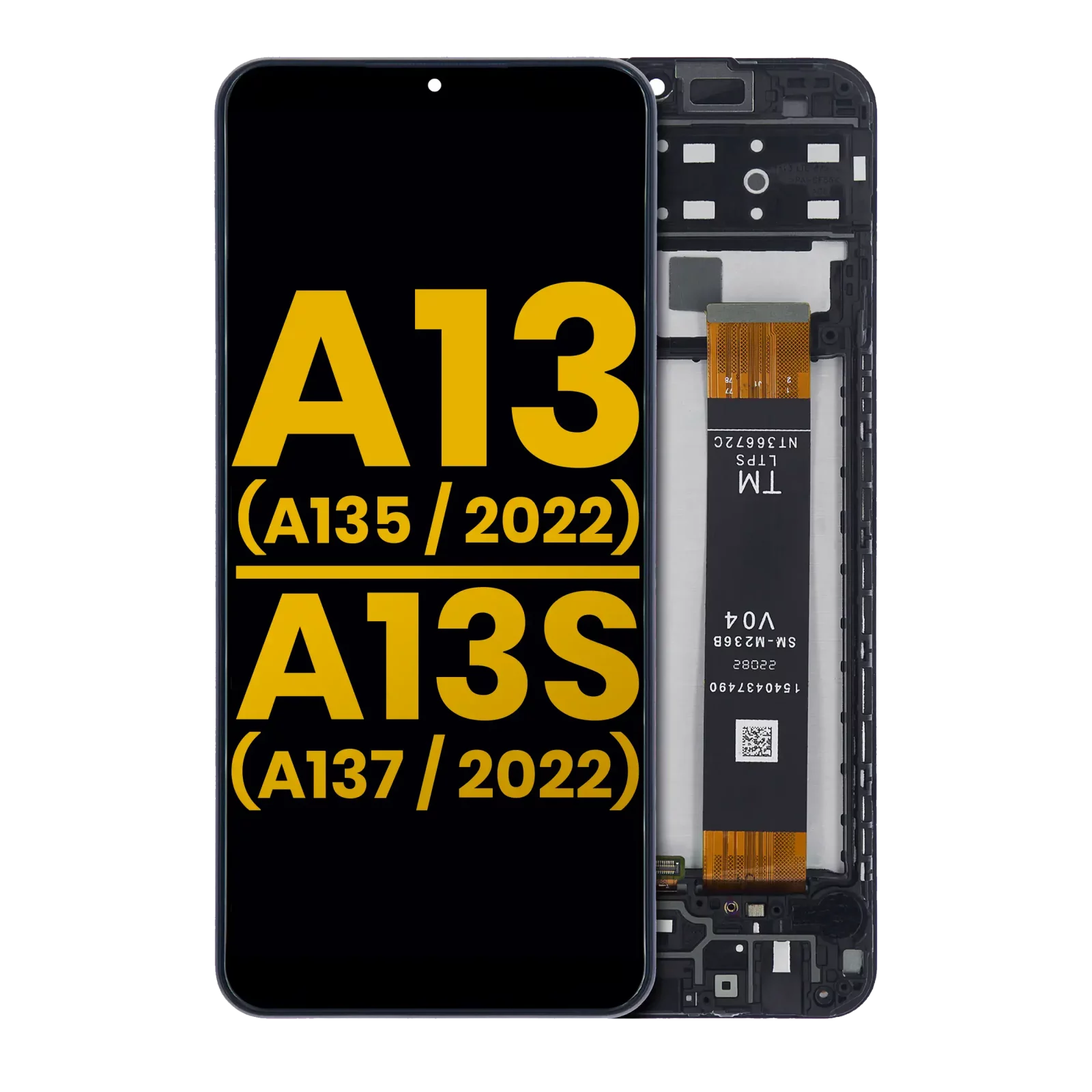 LCD Assembly With Frame For Samsung Galaxy A13 4G (A135 / 2022) / A13s (A137 / 2022) (Refurbished) (All Colors)