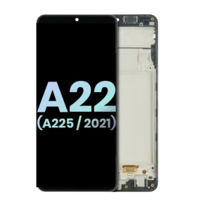 OLED Assembly With Frame For Samsung Galaxy A22 4G (A225 / 2021) (Service Pack) (All Colors)