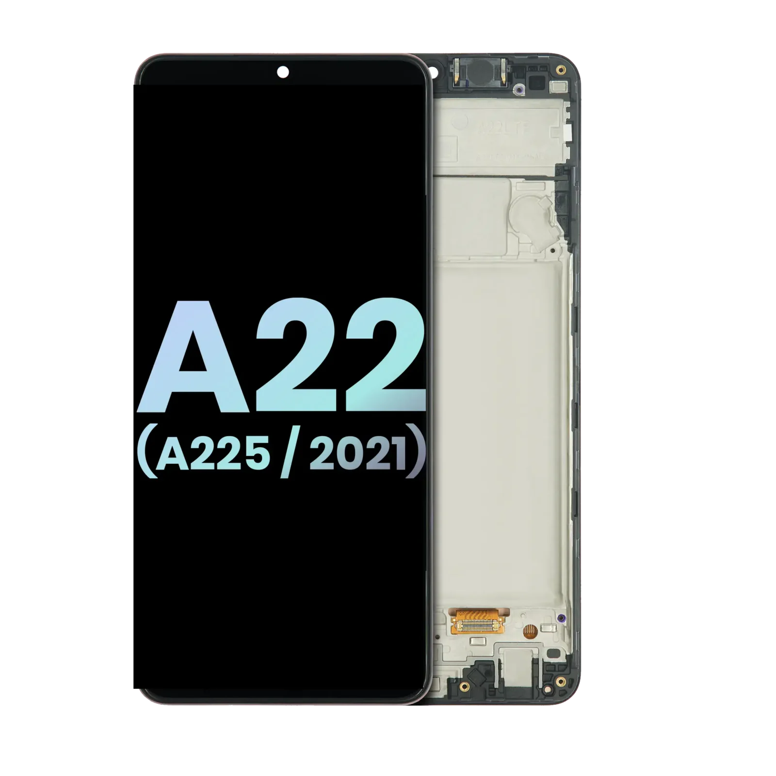 OLED Assembly With Frame For Samsung Galaxy A22 4G (A225 / 2021) (Service Pack) (All Colors)