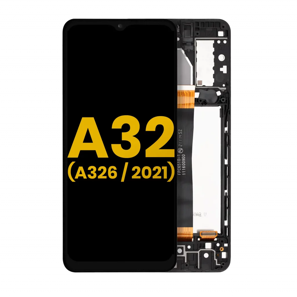 LCD Assembly With Frame For Samsung Galaxy A32 5G (A326 / 2021) (All Models) (Refurbished) (Awesome Black)