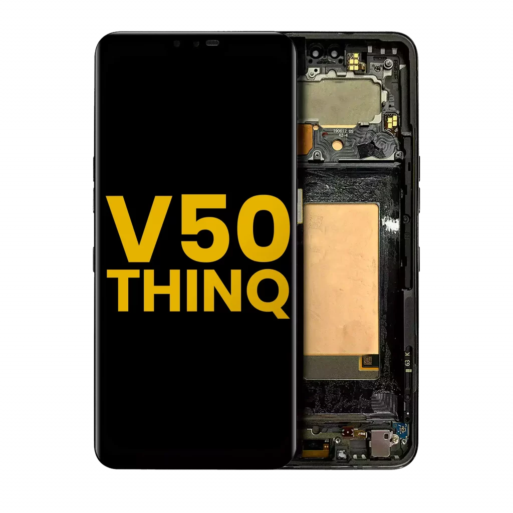 OLED Assembly With Frame For LG V50 ThinQ 5G (US Version) (Refurbished) (Aurora Black)