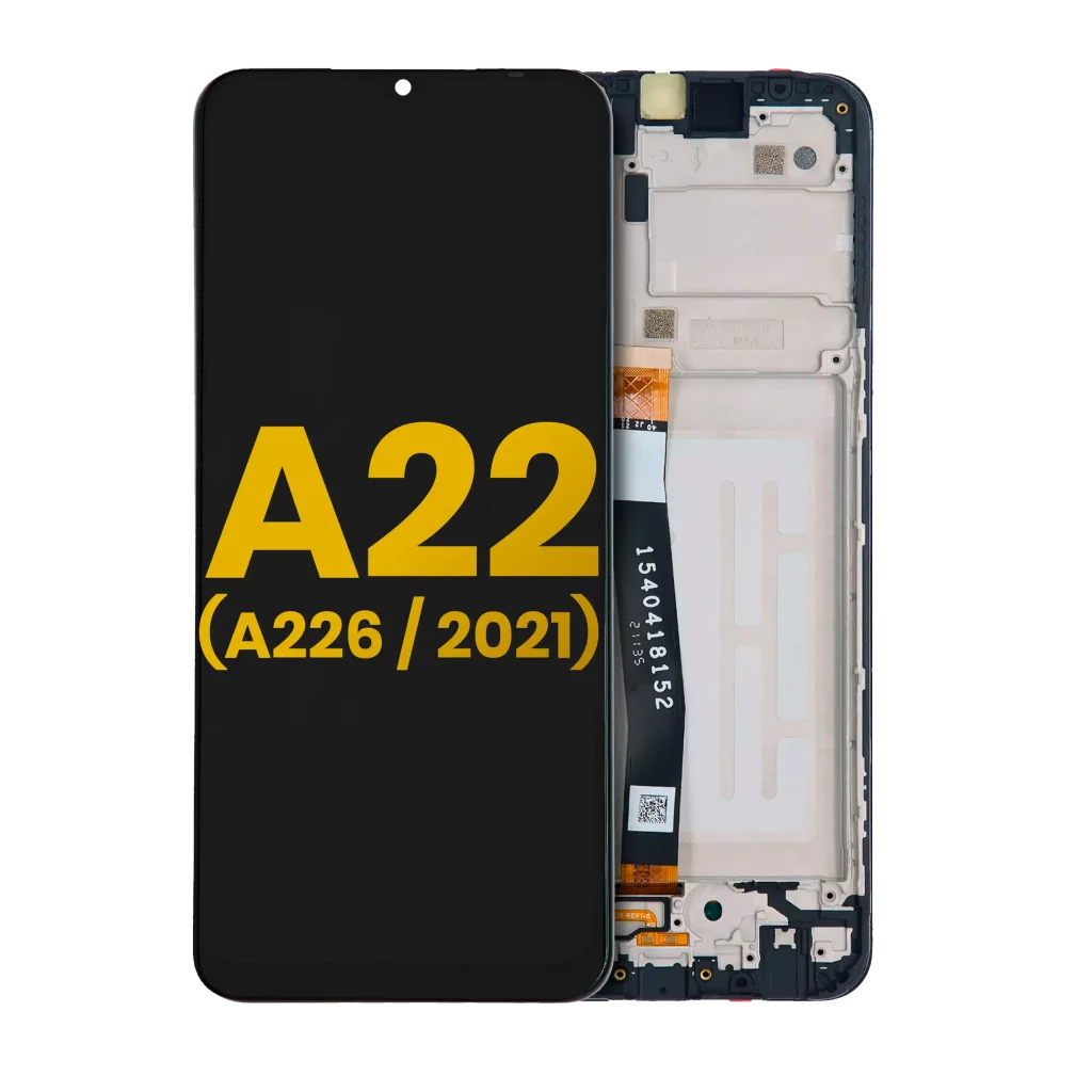 LCD Assembly With Frame For Samsung A22 5G (A226 / 2021) (Refurbished) (All Colors)