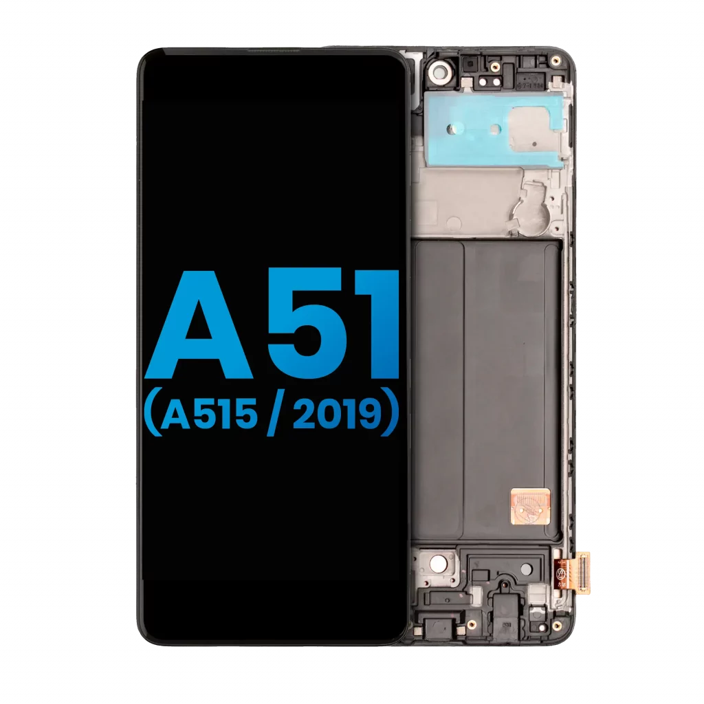 LCD Assembly With Frame For Samsung Galaxy A51 4G (A515 / 2019) ( No Fingerprint Scanner) (Aftermarket: Incell) (All Colors)