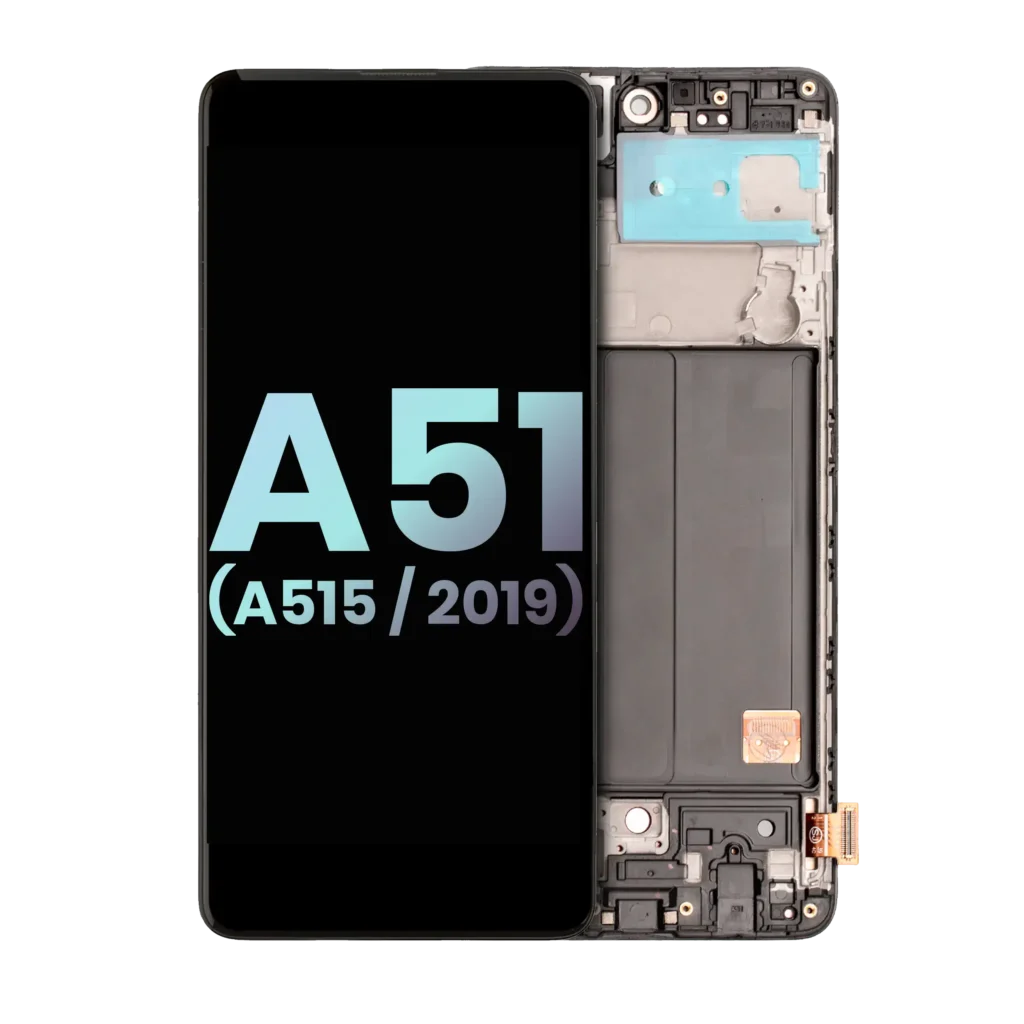 OLED Assembly With Frame For Samsung Galaxy A51 4G (A515 / 2019) (Service Pack) (All Colors)