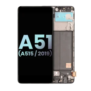 OLED Assembly With Frame For Samsung Galaxy A51 4G (A515 / 2019) (Service Pack) (All Colors)
