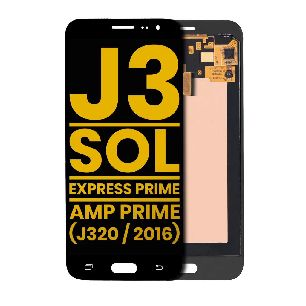 OLED Assembly Without Frame For Samsung Galaxy J3 / Sol 4G / Express Prime / Amp Prime (J320 / 2016) (Refurbished) (Black)
