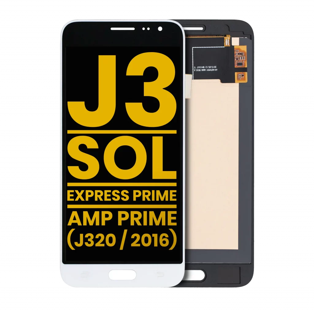 OLED Assembly Without Frame For Samsung Galaxy J3 / Sol 4G / Express Prime / Amp Prime (J320 / 2016) (Refurbished) (White)