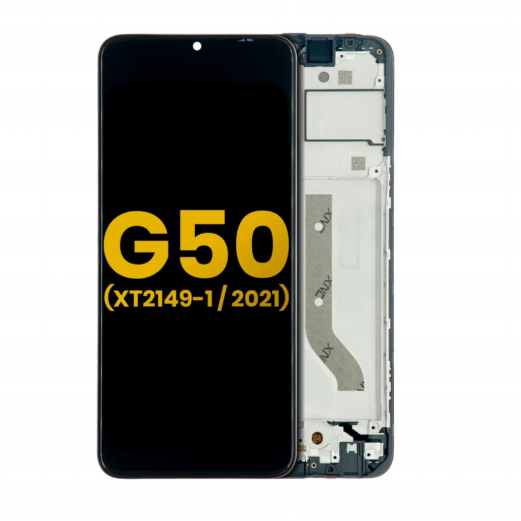 LCD Assembly With Frame For Motorola Moto G50 5G (XT2149-1 / 2021) (Refurbished) (All Colors)