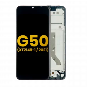 LCD Assembly With Frame For Motorola Moto G50 5G (XT2149-1 / 2021) (Refurbished) (All Colors)