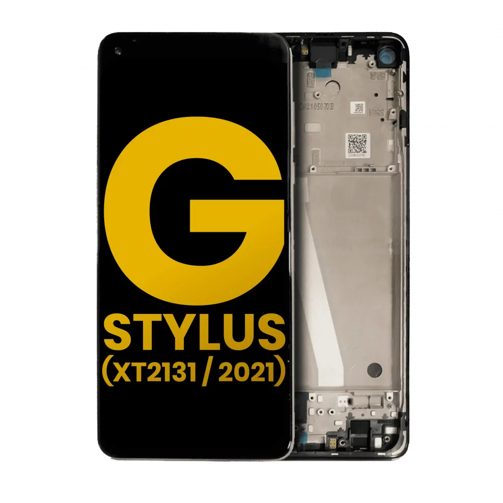 LCD Assembly With Frame For Motorola Moto G Stylus 5G (XT2131 / 2021) (Refurbished) (Cosmic Emerald)