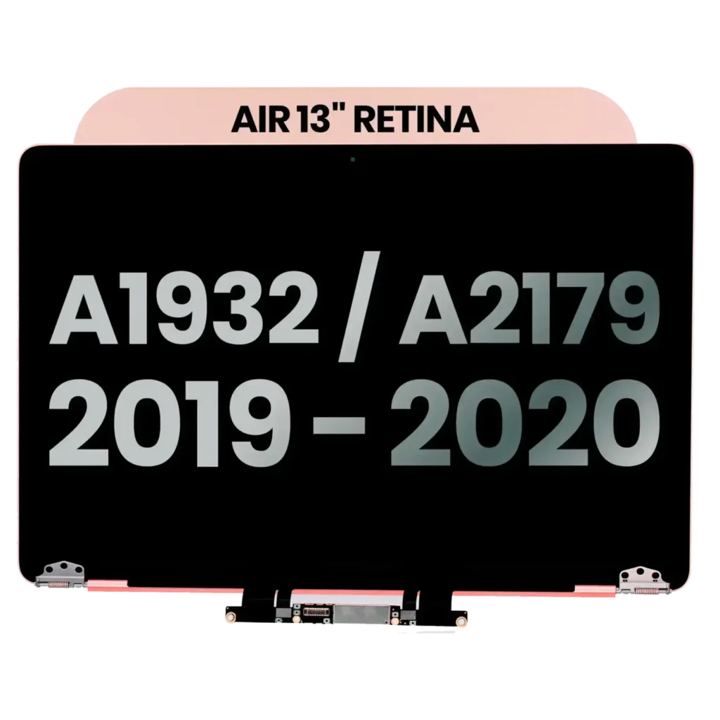 Complete LCD Display Assembly For MacBook Air 13" A1932 / A2179 (2019-2020) (Used OEM Pull: Grade B) (Rose Gold)
