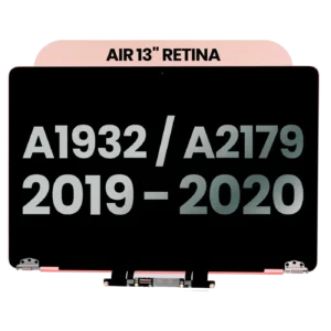 Complete LCD Display Assembly For MacBook Air 13" A1932 / A2179 (2019-2020) (Used OEM Pull: Grade B) (Rose Gold)