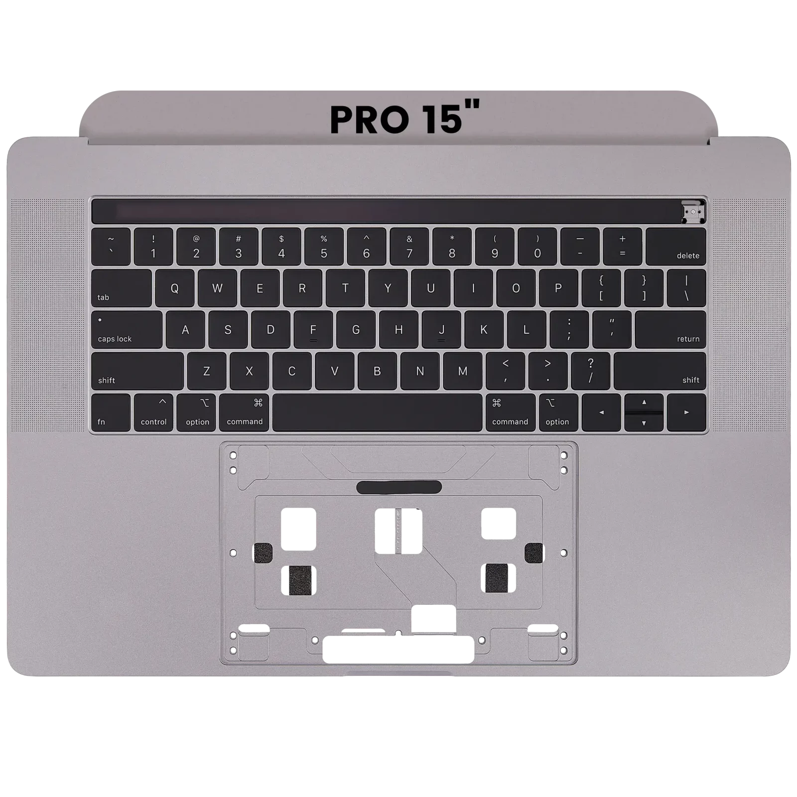 Top Case with Keyboard (ANSI US) For MacBook Pro 15" A1990 (2018-2019) (OEM New) (Space Gray)