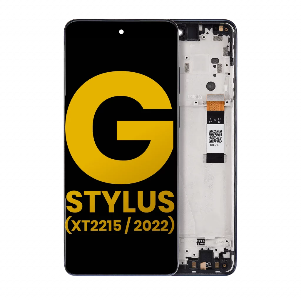 LCD Assembly With Frame For Motorola Moto G Stylus 5G (XT2215 / 2022) (Refurbished) (Steel Blue)