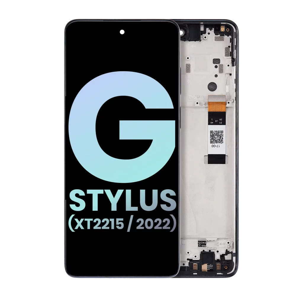LCD Assembly With Frame For Motorola Moto G Stylus 5G (XT2215 / 2022) (Genuine OEM) (Steel Blue)