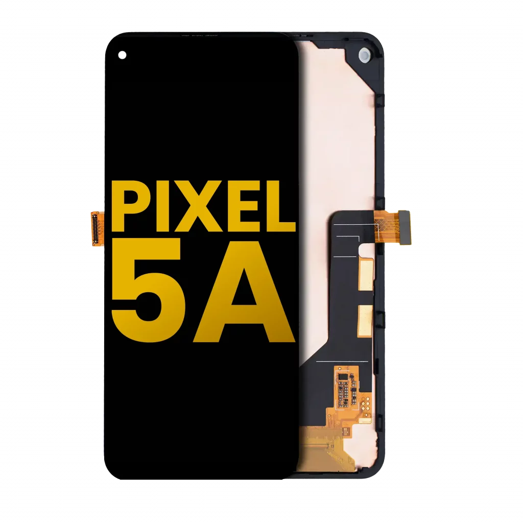 OLED Assembly With Frame For Google Pixel 5A 5G (Refurbished) (Black)