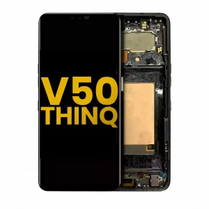 OLED Assembly With Frame For LG V50 ThinQ 5G (International Version) (Refurbished) (Aurora Black)