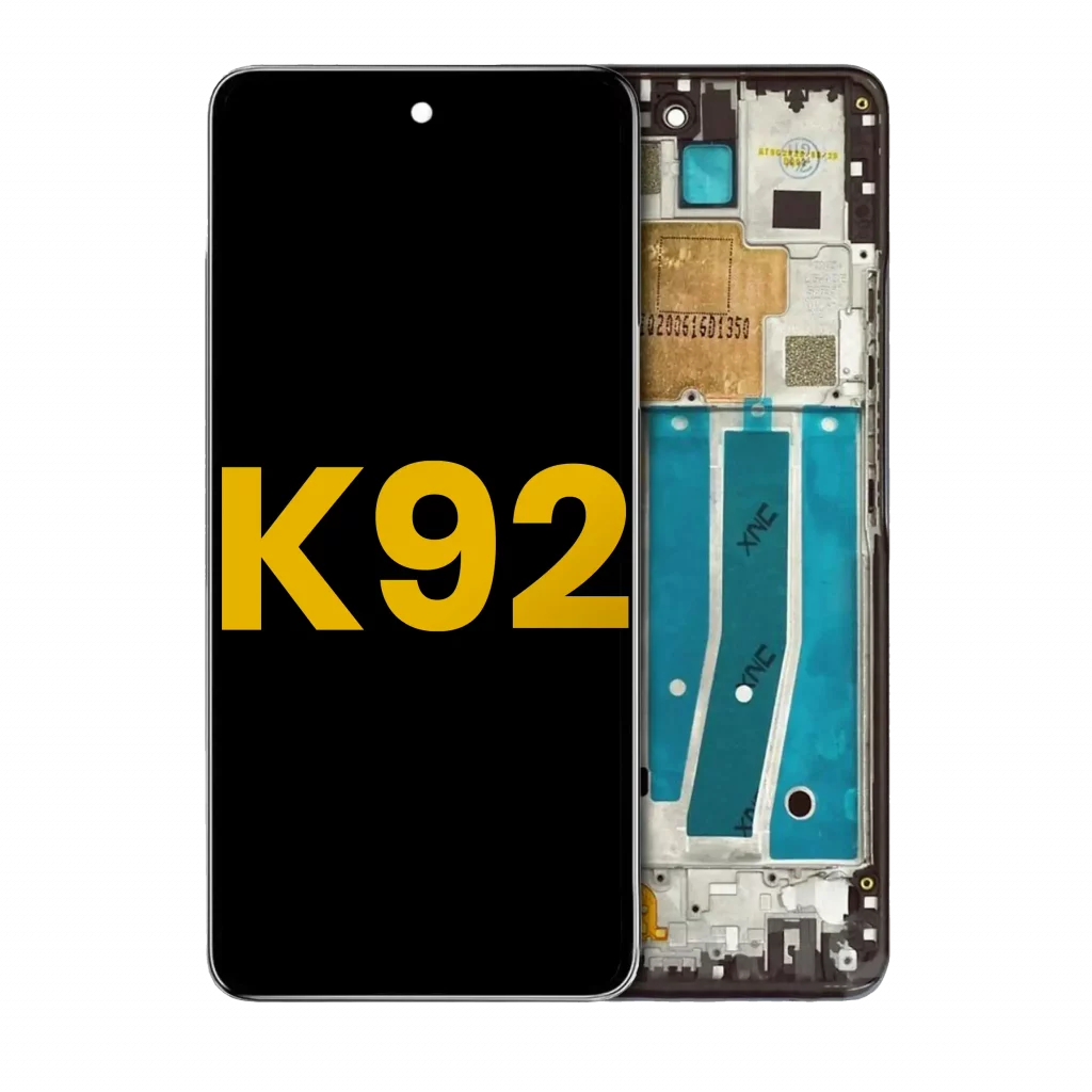 LCD Assembly With Frame For LG K92 5G (Refurbished) (Titan Gray)