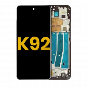 LCD Assembly With Frame For LG K92 5G (Refurbished) (Titan Gray)