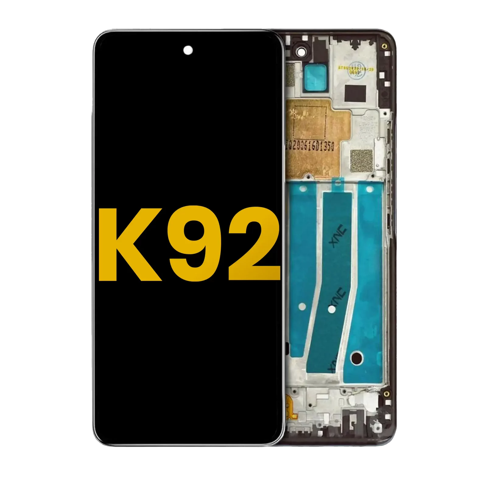 LCD Assembly With Frame For LG K92 5G (Refurbished) (Titan Gray)