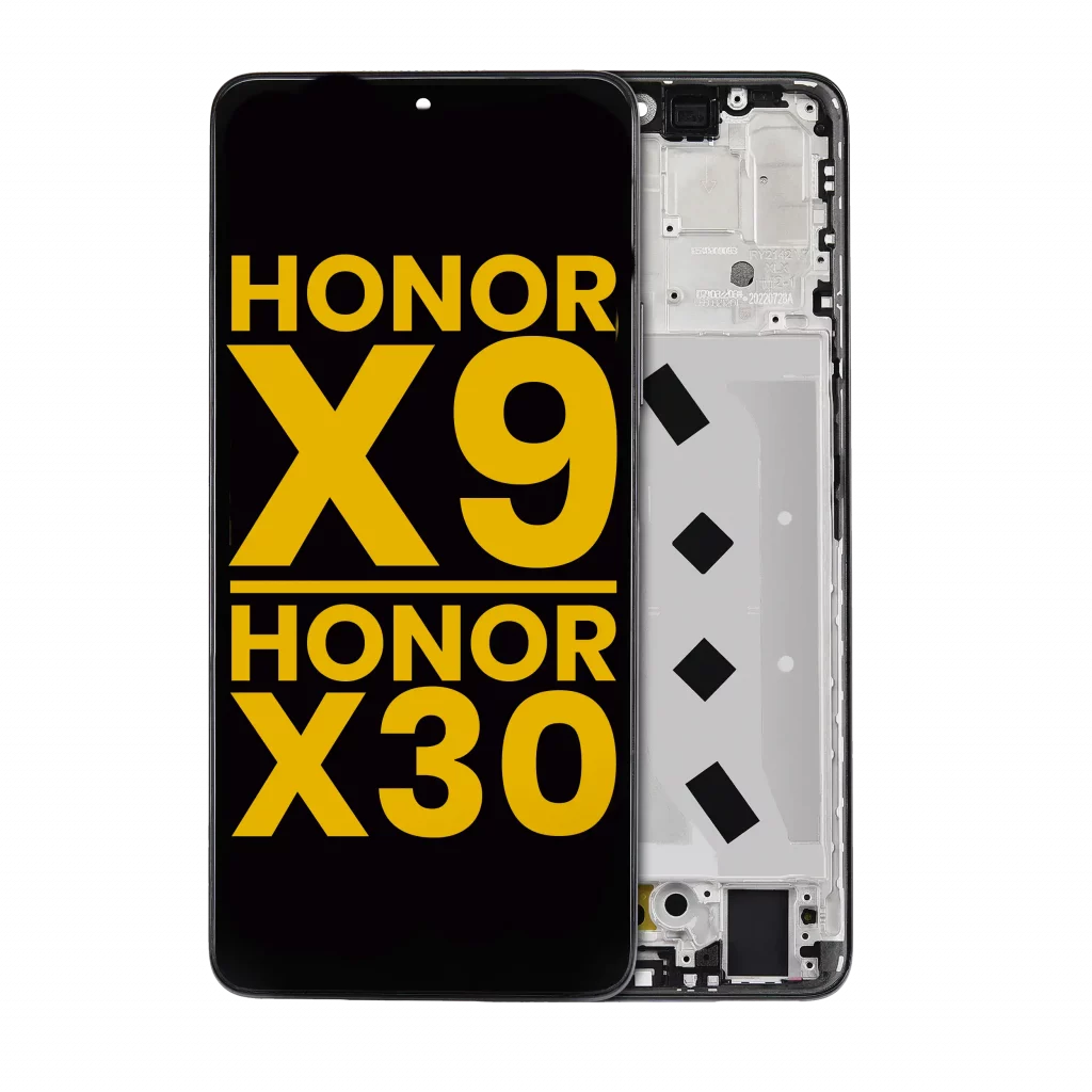 LCD Assembly With Frame For Honor X9 / Honor X30 / Honor X9 5G (Refurbished) (Midnight Black)