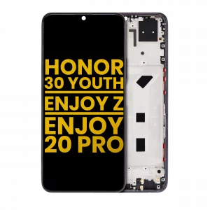 LCD Assembly With Frame For Honor 30 Youth / Huawei Enjoy Z 5G / Huawei Enjoy 20 Pro (Refurbished) (Magic Night Black)