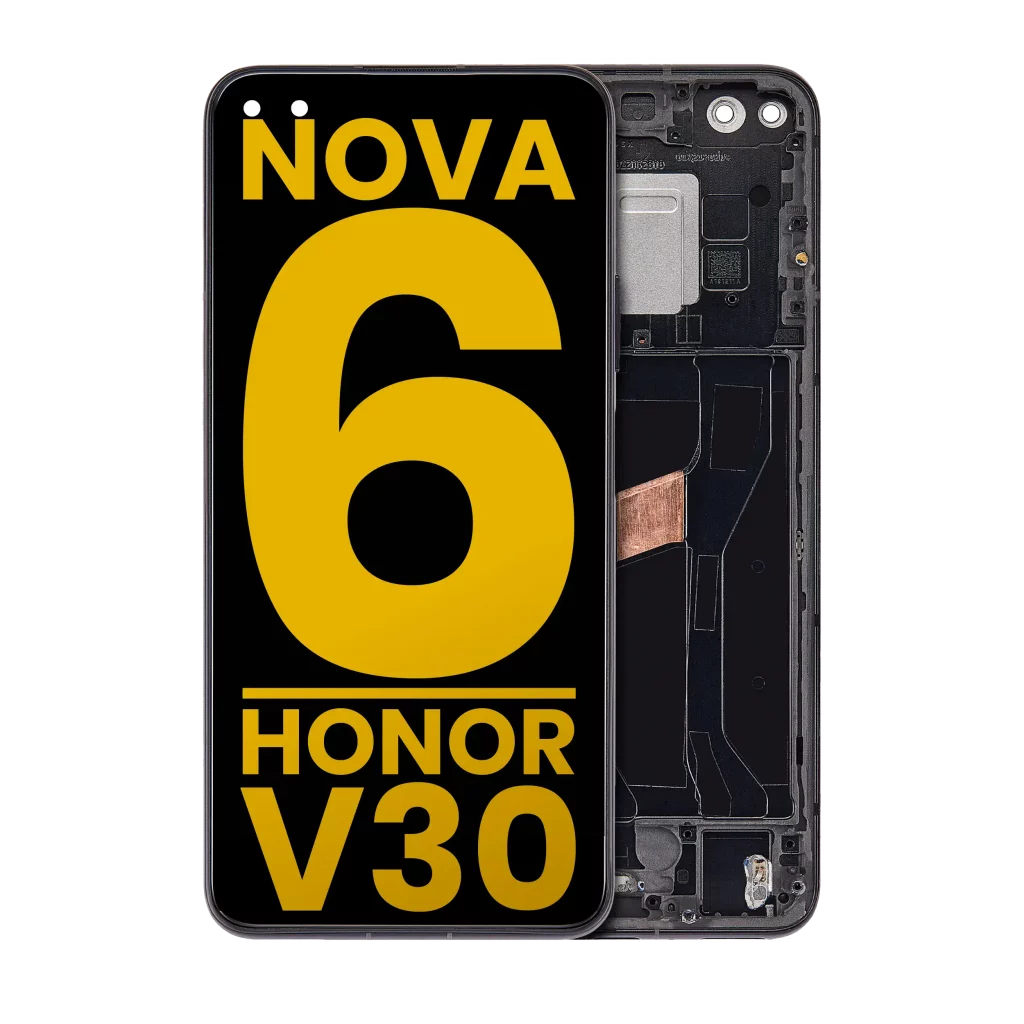 LCD Assembly With Frame For Huawei Nova 6 5G / Honor V30 (Refurbished) (Black)