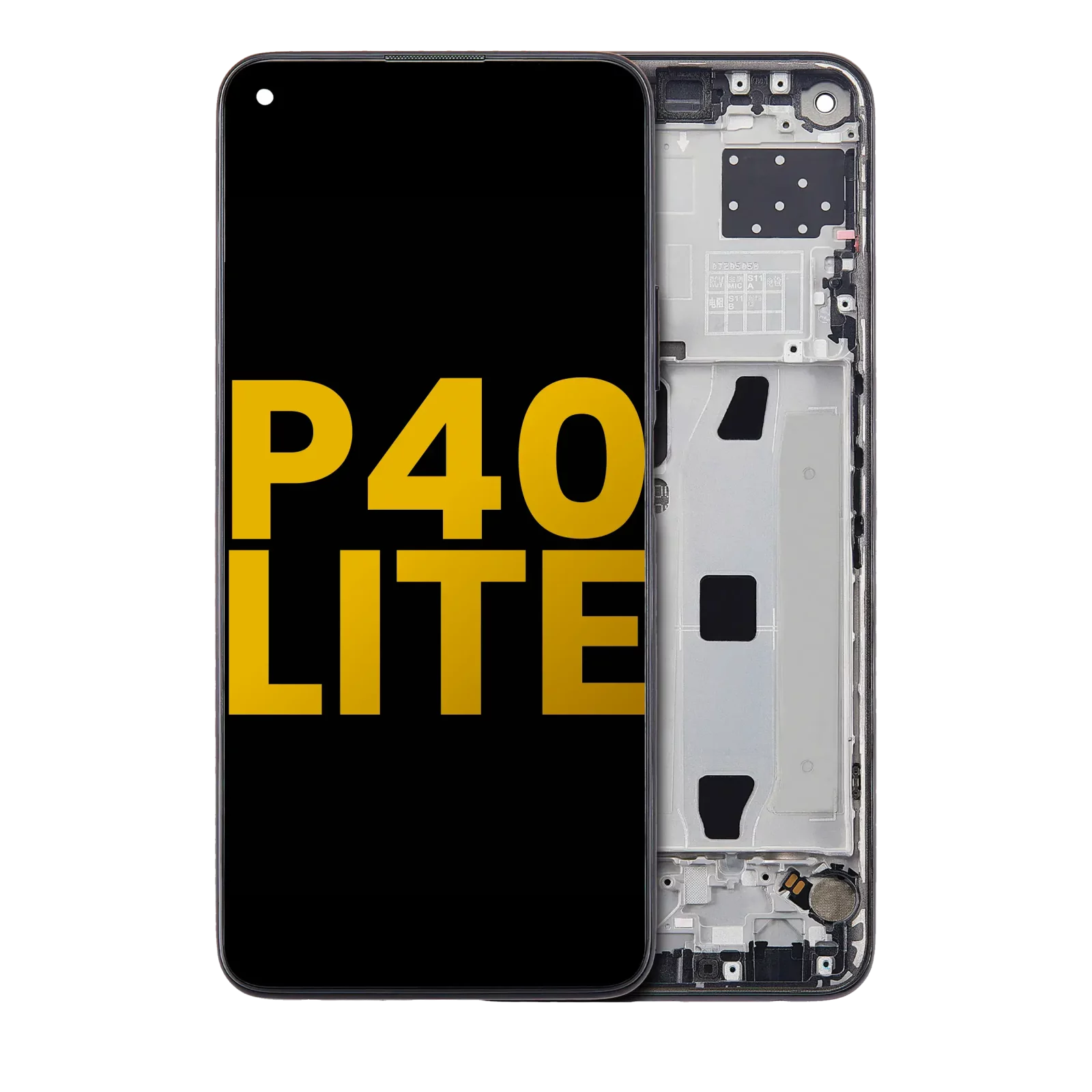 LCD Assembly With Frame For Huawei P40 Lite 5G (Refurbished) (Midnight Black)