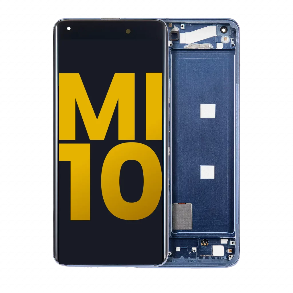 OLED Assembly With Frame For Xiaomi Mi 10 5G (Refurbished) (Twilight Gray)
