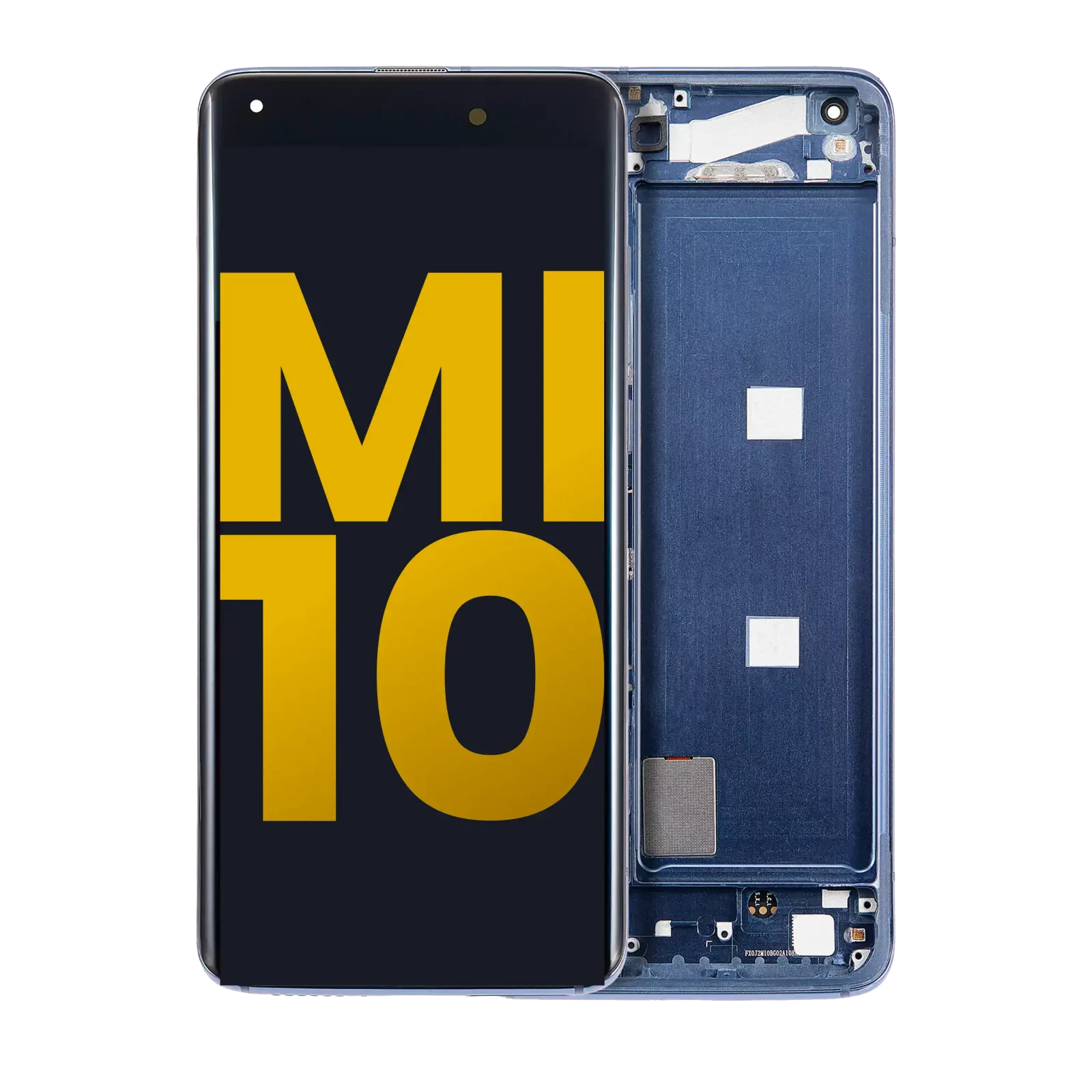 OLED Assembly With Frame For Xiaomi Mi 10 5G (Refurbished) (Twilight Gray)