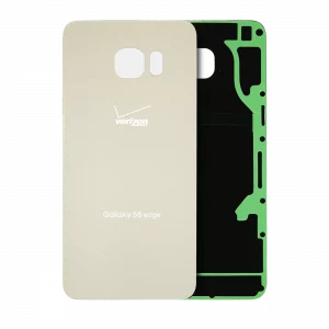 Back Cover Glass For Samsung Galaxy S6 Edge Plus (Verizon 4G) (Service Pack) (Gold)