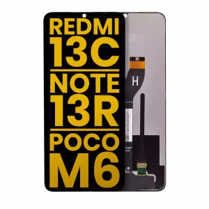 LCD Assembly Without Frame For Xiaomi Redmi 13C 5G / 13R / Poco M6 5G (Refurbished) (All Colors)