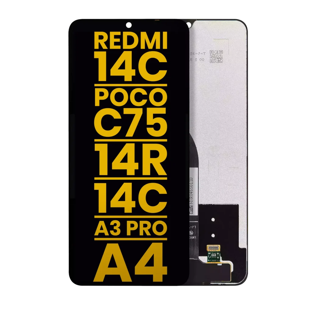 LCD Assembly Without Frame For Xiaomi Redmi 14C 4G / 14C 5G / 14R / Redmi A4 / Redmi A3 Pro / Poco C75 (Refurbished) (All Colors)