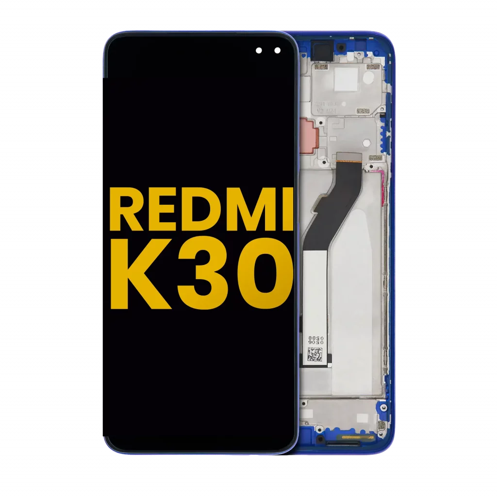 LCD Assembly With Frame For Xiaomi Redmi K30 5G (Refurbished) (Blue)