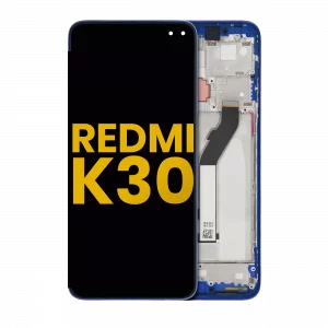 LCD Assembly With Frame For Xiaomi Redmi K30 5G (Refurbished) (Blue)