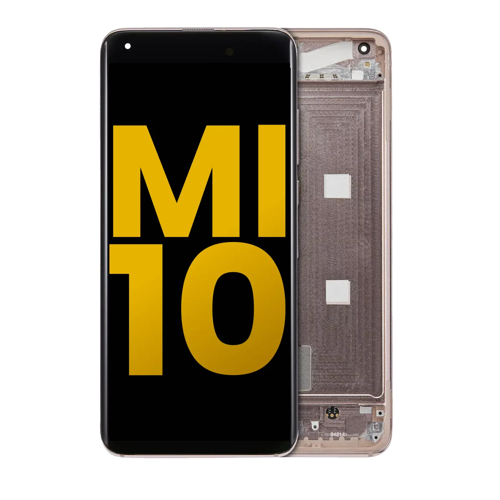 OLED Assembly With Frame For Xiaomi Mi 10 5G (Refurbished) (Peach Gold)