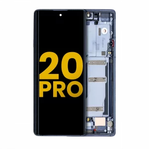 OLED Assembly With Frame For TCL 20 Pro 5G (Refurbished) (Moondust Gray)