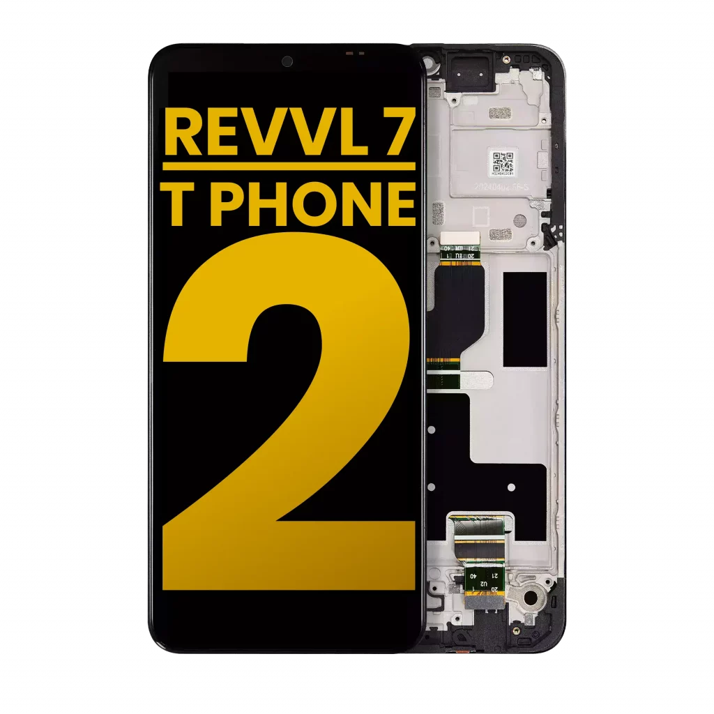 LCD Assembly With Frame For T-Mobile Revvl 7 / T Phone 2 5G (Refurbished) (All Colors)