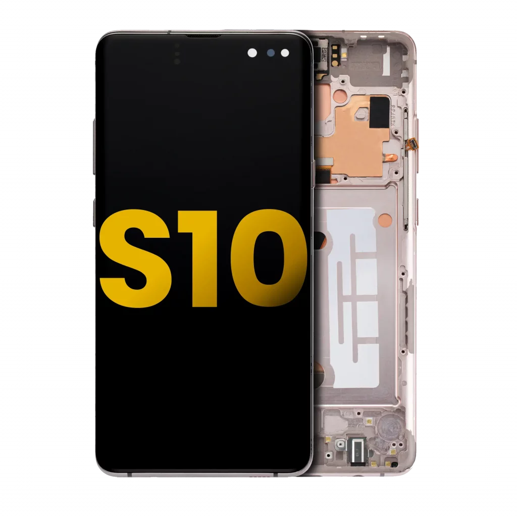 OLED Assembly With Frame For Samsung Galaxy S10 5G (Refurbished) (Royal Gold)