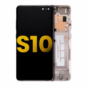 OLED Assembly With Frame For Samsung Galaxy S10 5G (Refurbished) (Royal Gold)