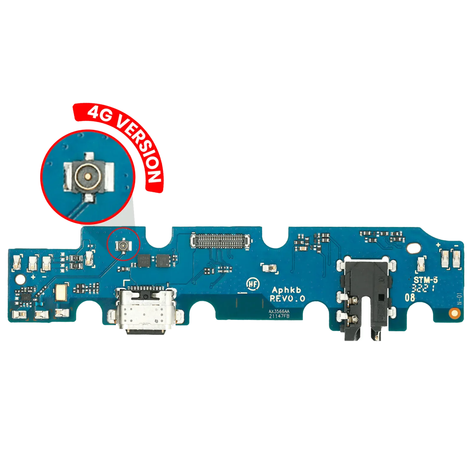 Charging Port With PCB Board For Samsung Galaxy Tab A7 Lite 8.7" (2021) (T225 / T227) (Cellular Version) (Premium)
