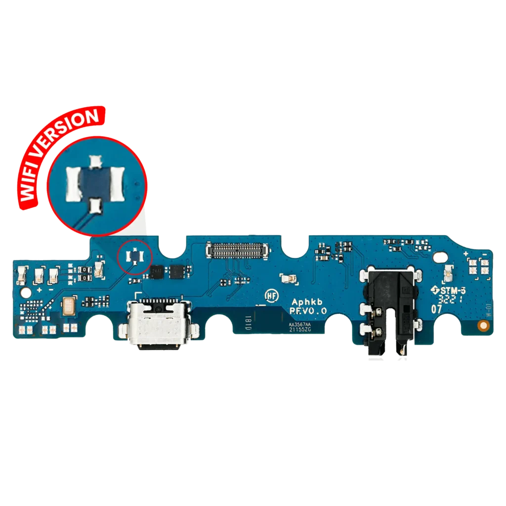 Charging Port With PCB Board For Samsung Galaxy Tab A7 Lite (T220) (WiFi Version) (Premium)