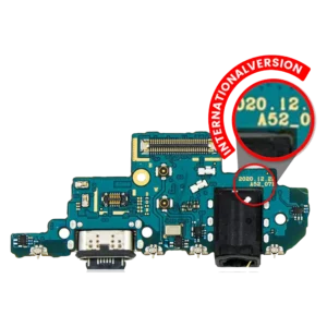 Charging Port With Headphone Jack For Samsung Galaxy A52 4G (A525 / 2021) A52 5G (A526 / 2021) (International Version) (Premium)