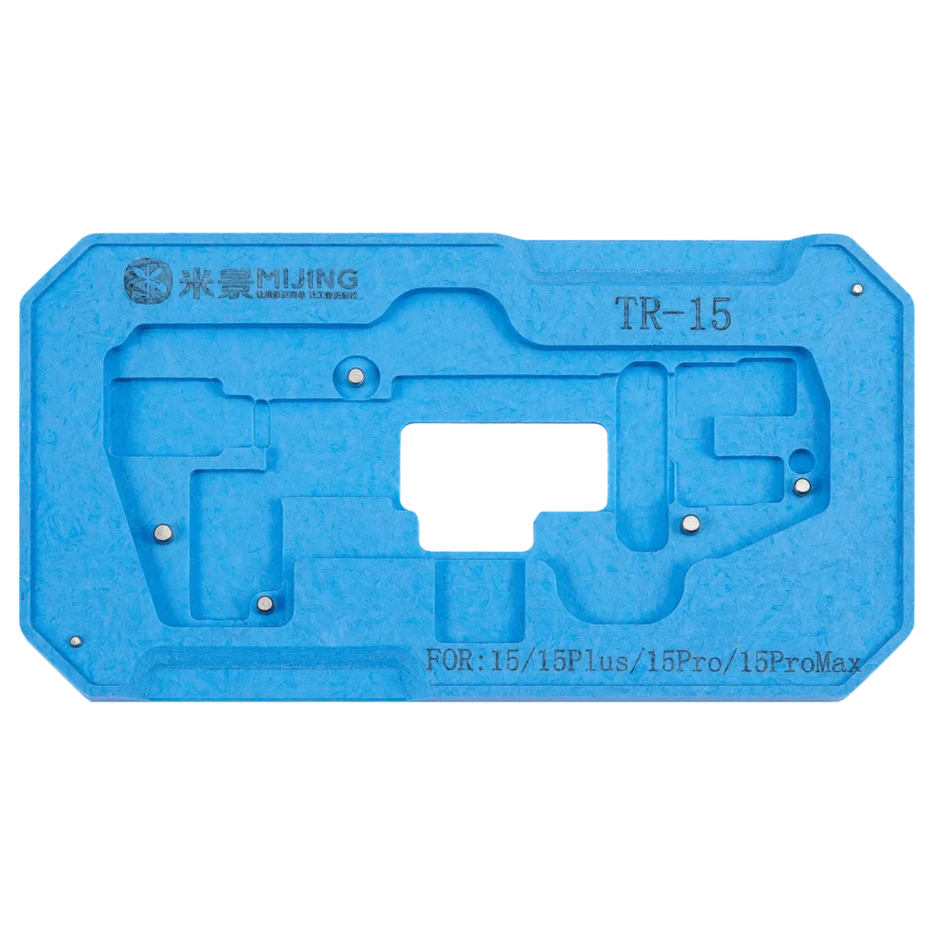 4in1 Fixture Middle Layer Motherboard Reballing Soldering Platform With Stencil For iPhone 15 / 15 Plus / 15 Pro / 15 Pro Max Z20 Series (MiJing)
