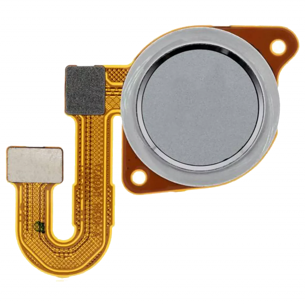 Fingerprint Reader With Flex Cable For Motorola Moto One 5G Ace (XT2113-1/2 / 2021) (Genuine OEM) (Frosted Silver)